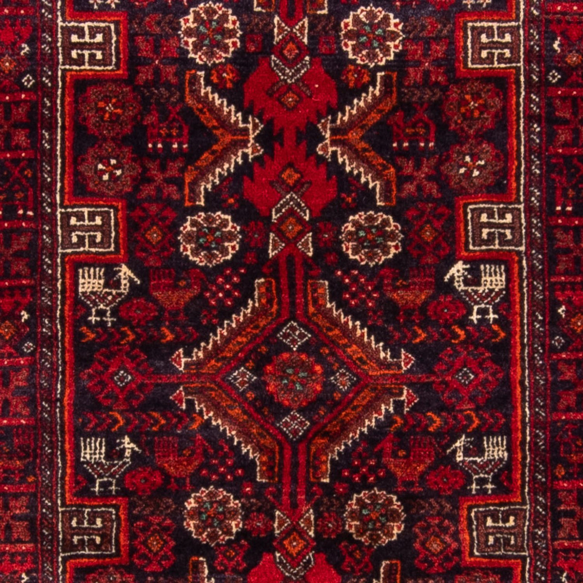 Loper Baluch tapijt - 182 x 96 cm - rood