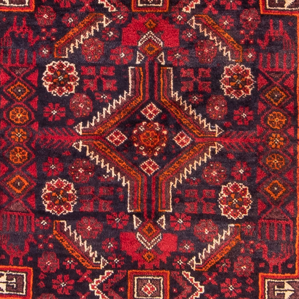 Loper Baluch tapijt - 202 x 110 cm - rood