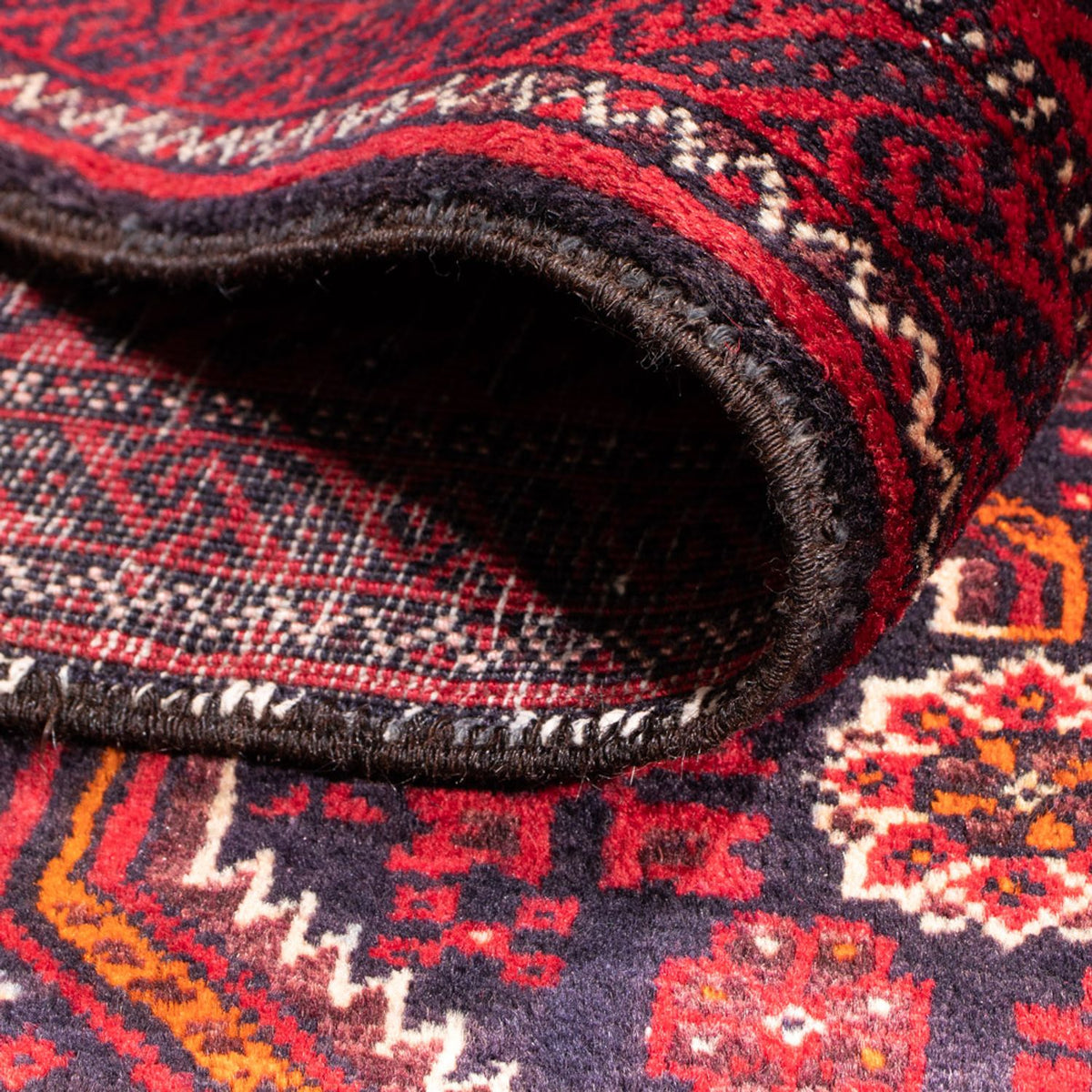 Loper Baluch tapijt - 202 x 110 cm - rood