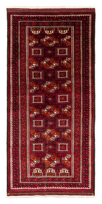 Loper Baluch tapijt - 190 x 90 cm - rood