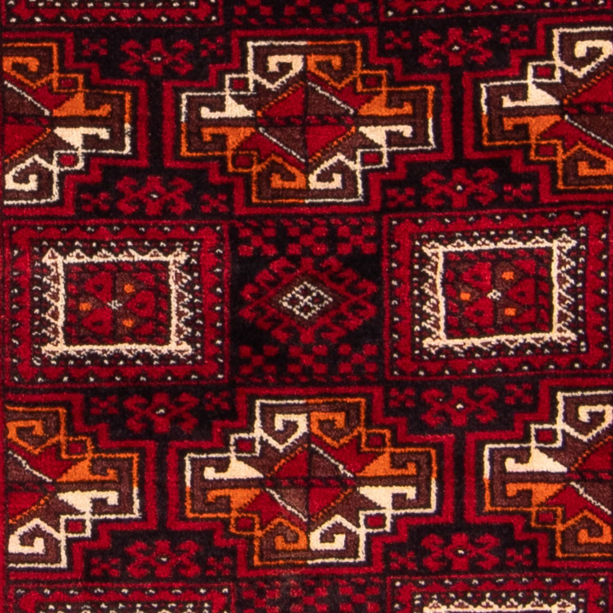 Loper Baluch tapijt - 190 x 90 cm - rood