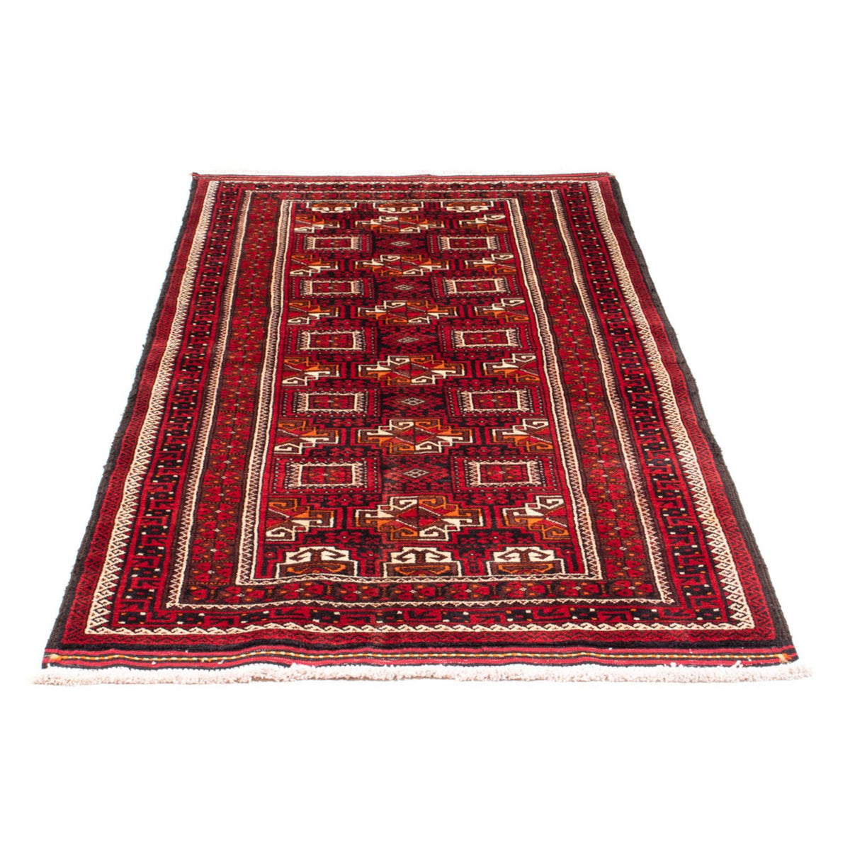 Loper Baluch tapijt - 190 x 90 cm - rood