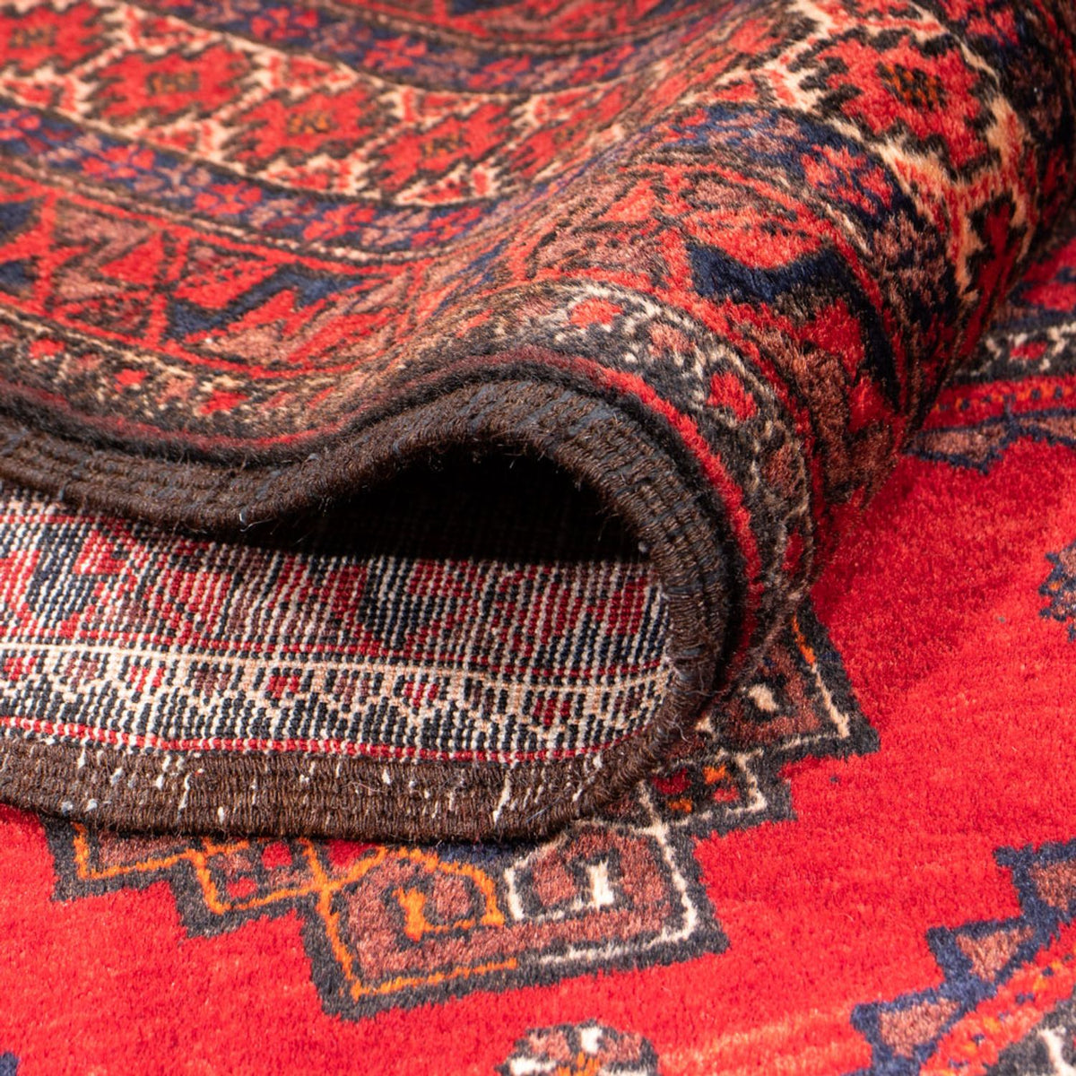 Loper Baluch tapijt - 190 x 100 cm - rood