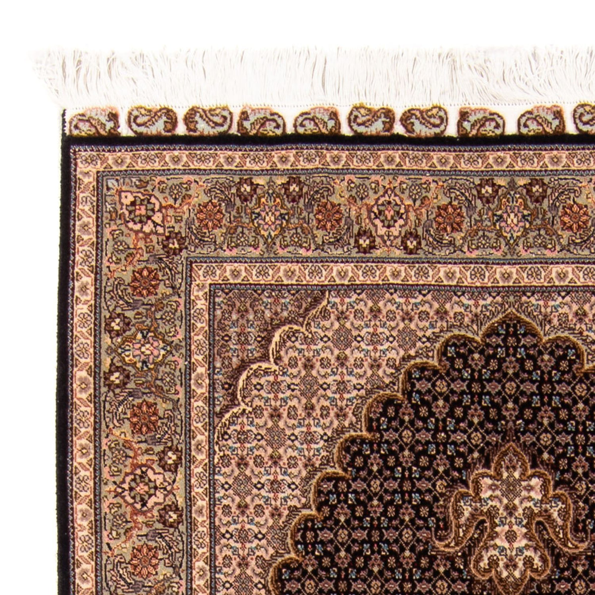 Perzisch tapijt - Tabriz - Royal - 160 x 103 cm - donkerblauw