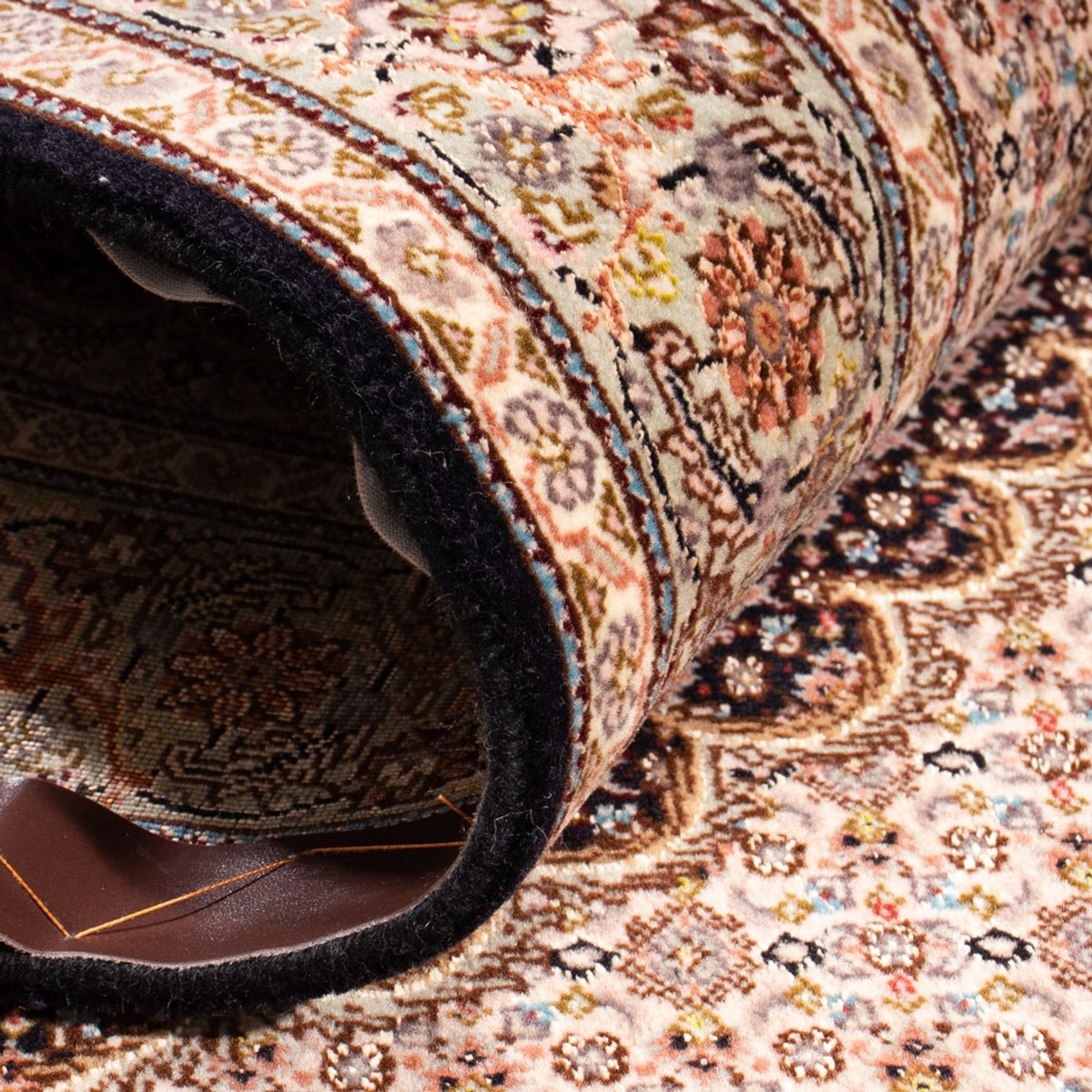 Perzisch tapijt - Tabriz - Royal - 160 x 103 cm - donkerblauw