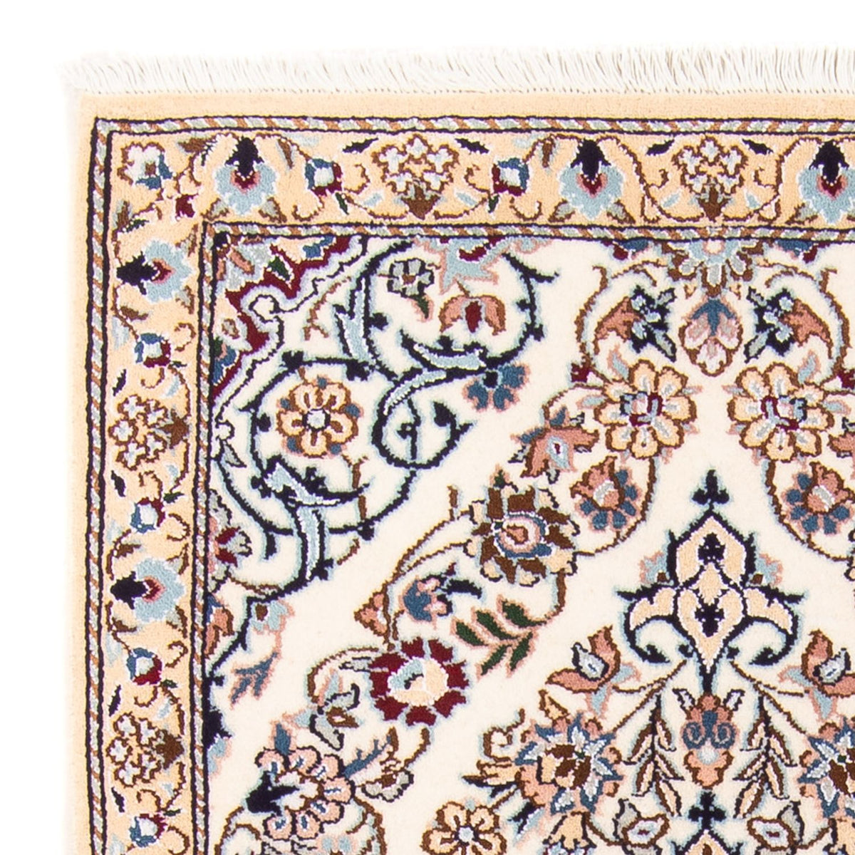 Perzisch tapijt - Nain - Koninklijk - 138 x 87 cm - beige