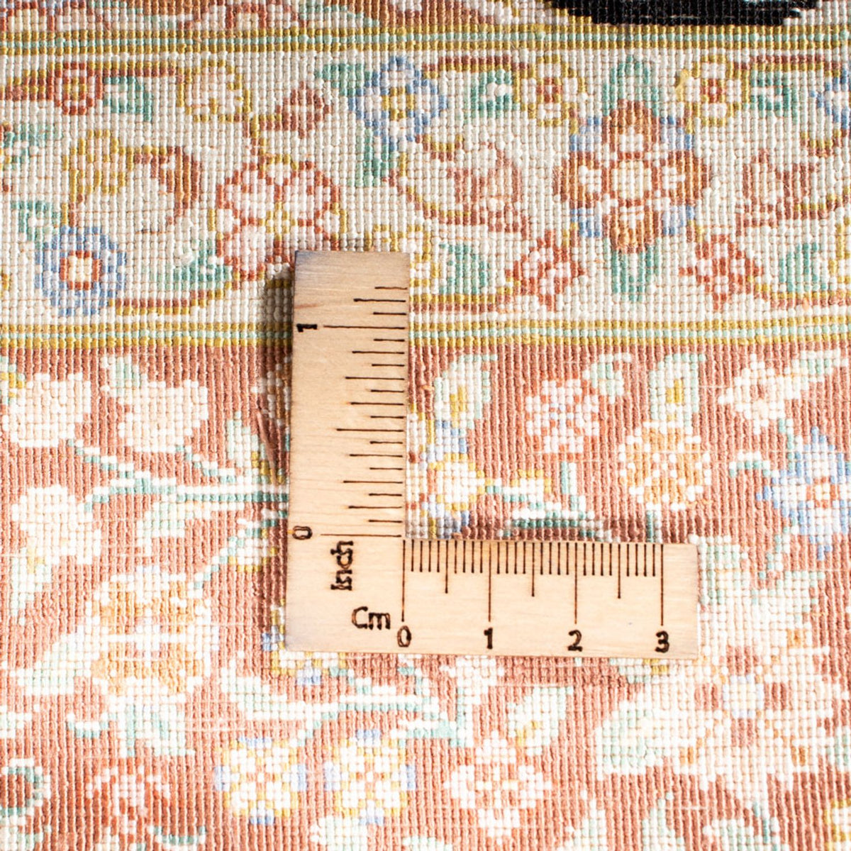 Zijden tapijt - Ghom Silk - Premium - 154 x 101 cm - donkerblauw