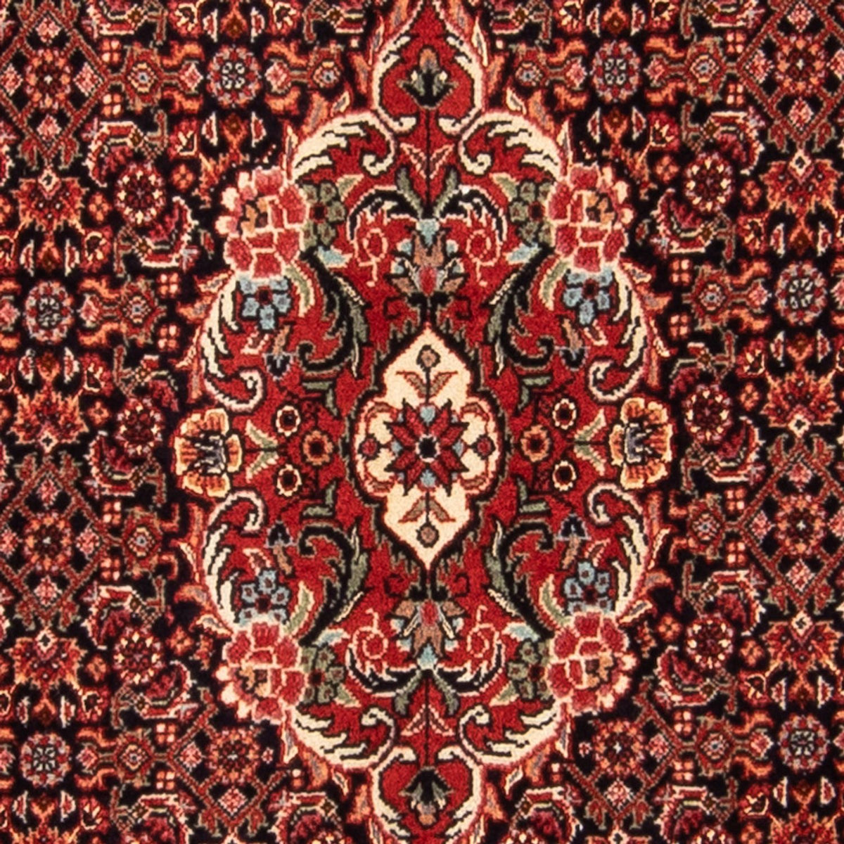 Perzisch tapijt - Bijar - 145 x 72 cm - donkerblauw