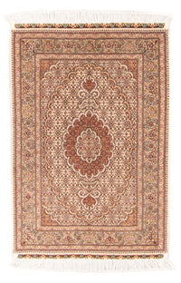 Perzisch tapijt - Tabriz - Royal - 130 x 75 cm - beige