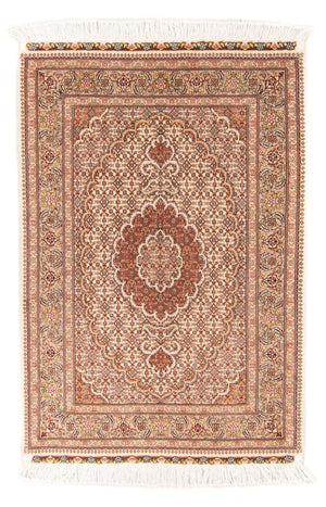 Perzisch tapijt - Tabriz - Royal - 130 x 75 cm - beige