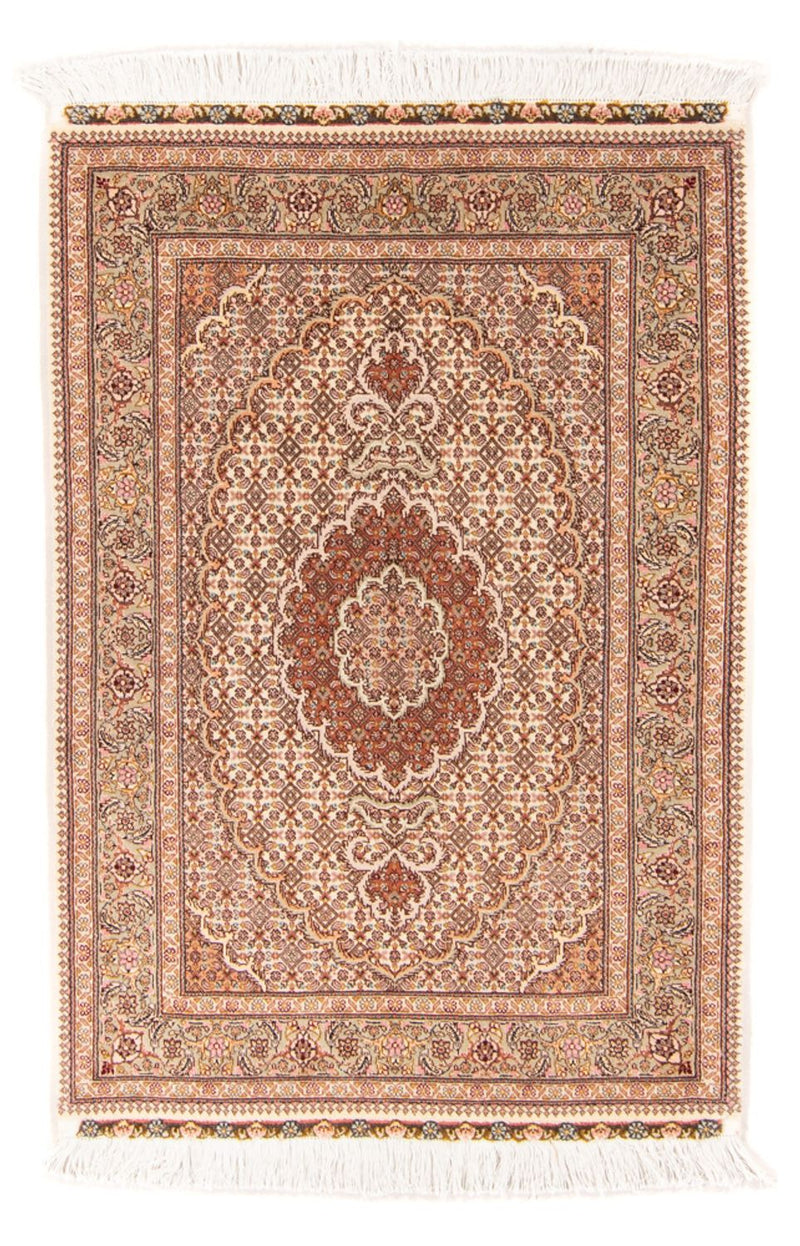 Perzisch tapijt - Tabriz - Royal - 130 x 75 cm - beige