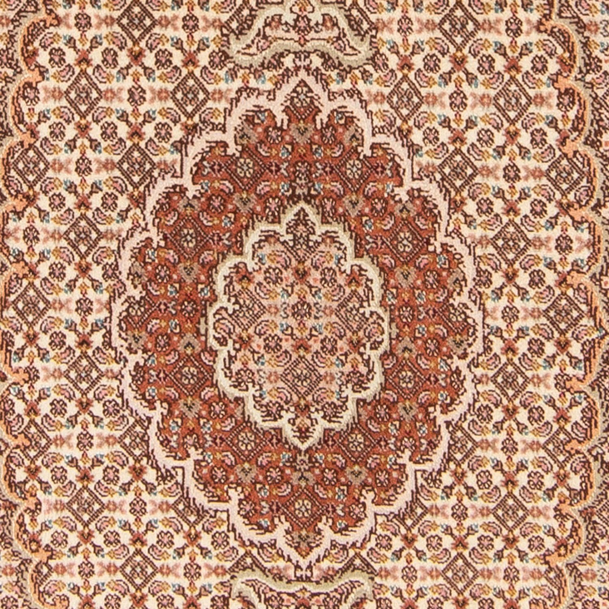 Perzisch tapijt - Tabriz - Royal - 130 x 75 cm - beige