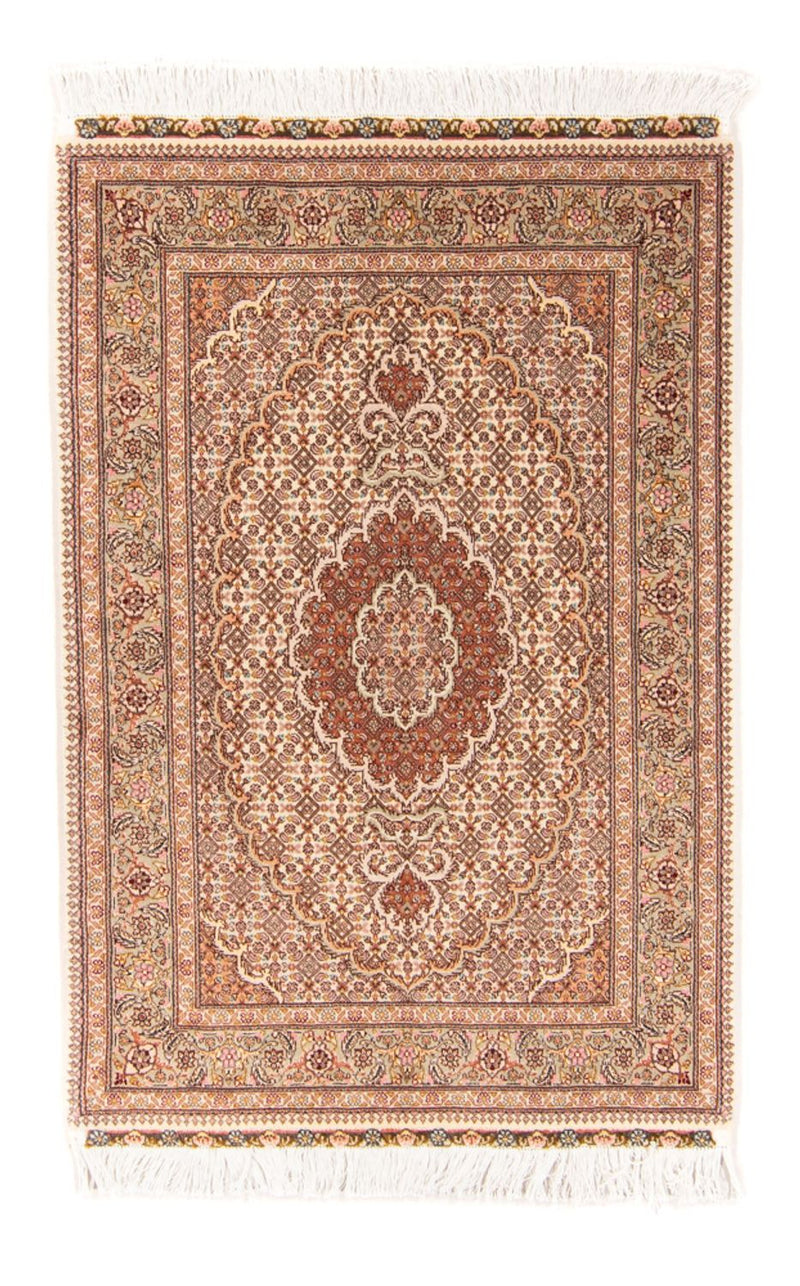 Perzisch tapijt - Tabriz - Royal - 130 x 75 cm - beige