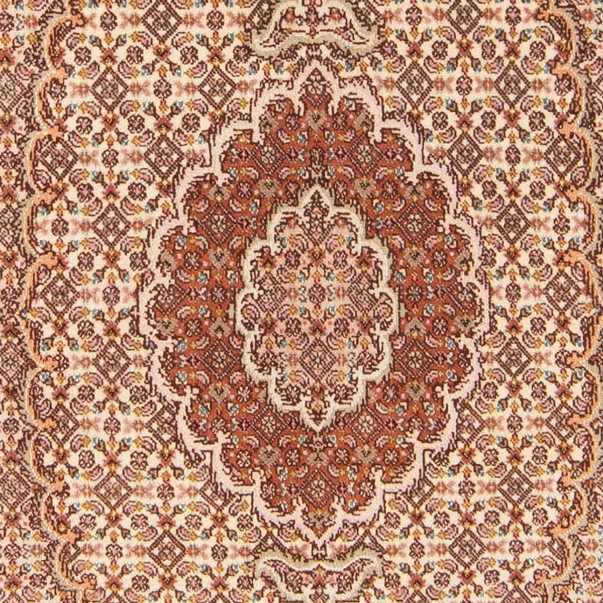 Perzisch tapijt - Tabriz - Royal - 130 x 75 cm - beige
