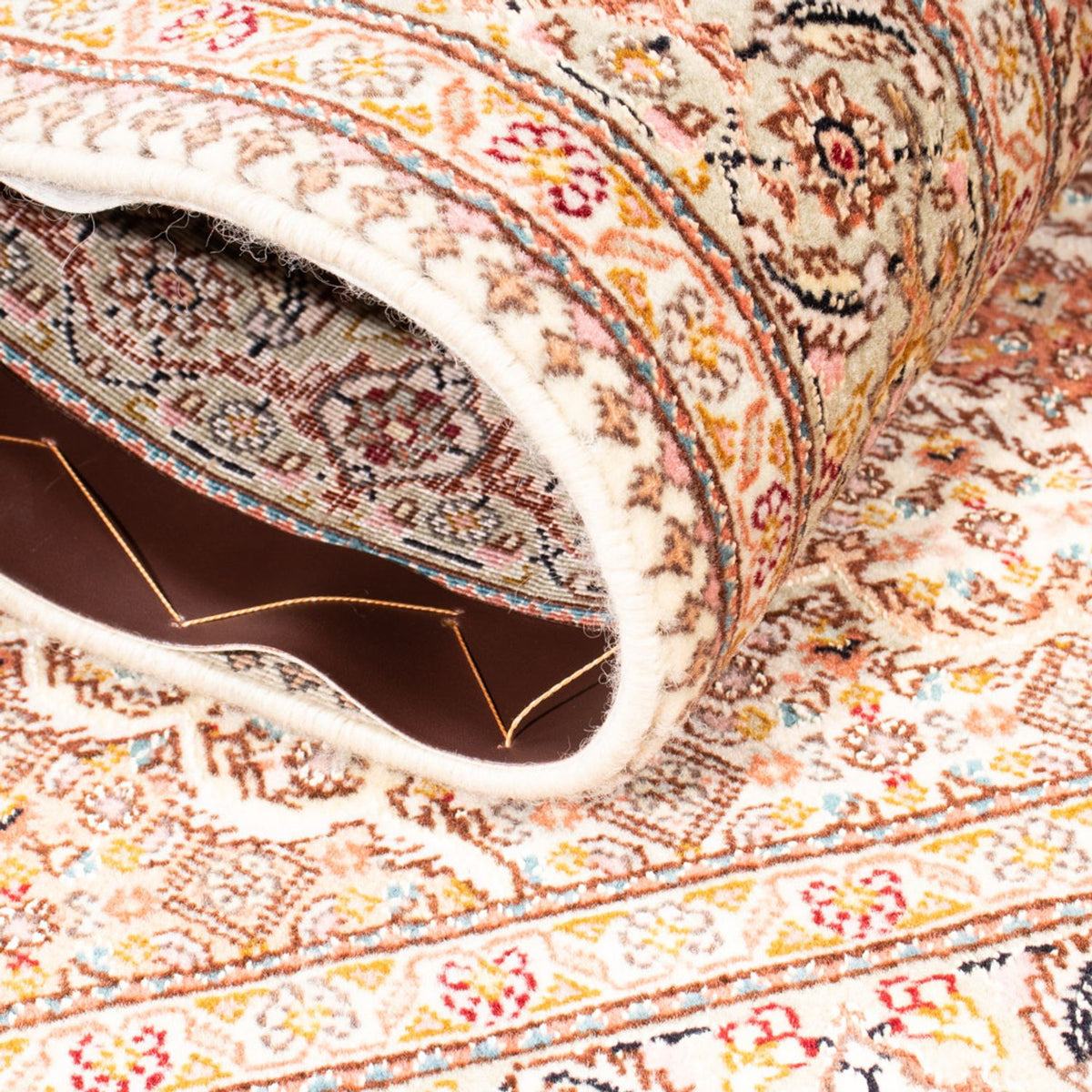 Perzisch tapijt - Tabriz - Royal - 130 x 75 cm - beige