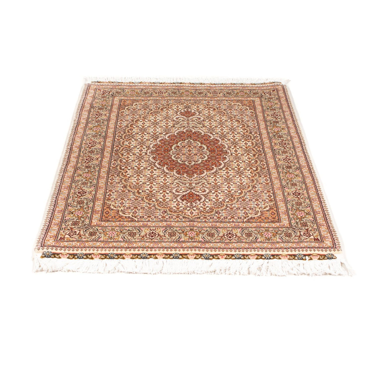 Perzisch tapijt - Tabriz - Royal - 130 x 75 cm - beige