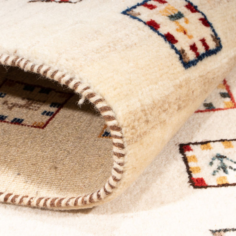 Loper Gabbeh Tapijt - Loribaft Perzisch - 200 x 82 cm - beige