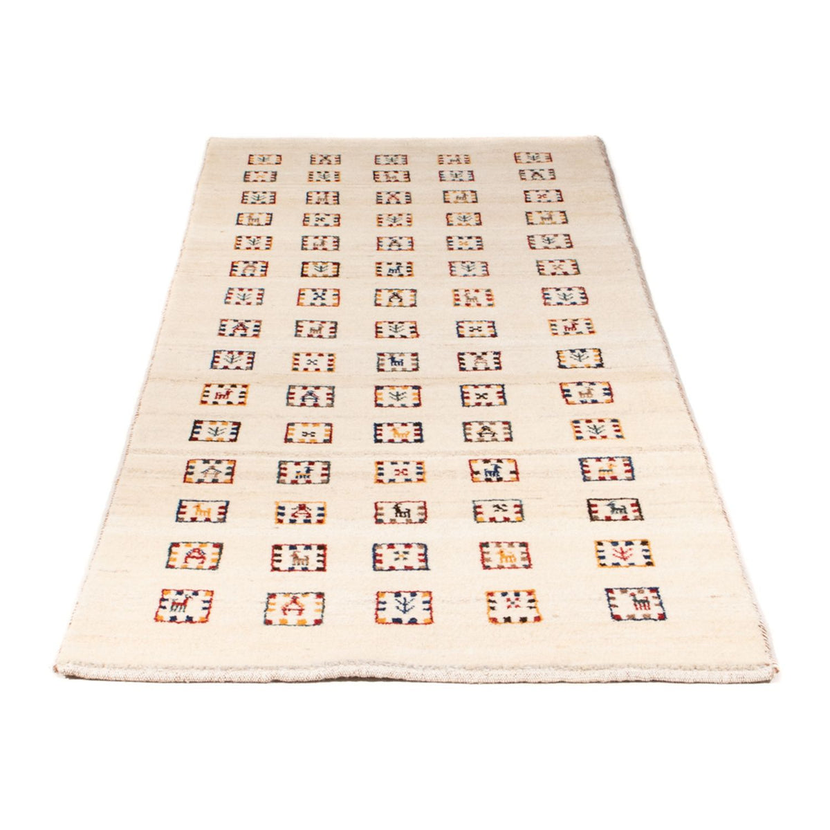 Loper Gabbeh Tapijt - Loribaft Perzisch - 200 x 82 cm - beige