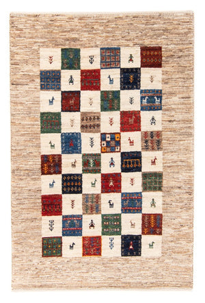 Gabbeh Tapijt - Loribaft Perzisch - 125 x 86 cm - veelkleurig