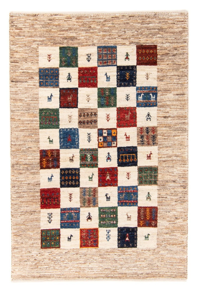 Gabbeh Tapijt - Loribaft Perzisch - 125 x 86 cm - veelkleurig