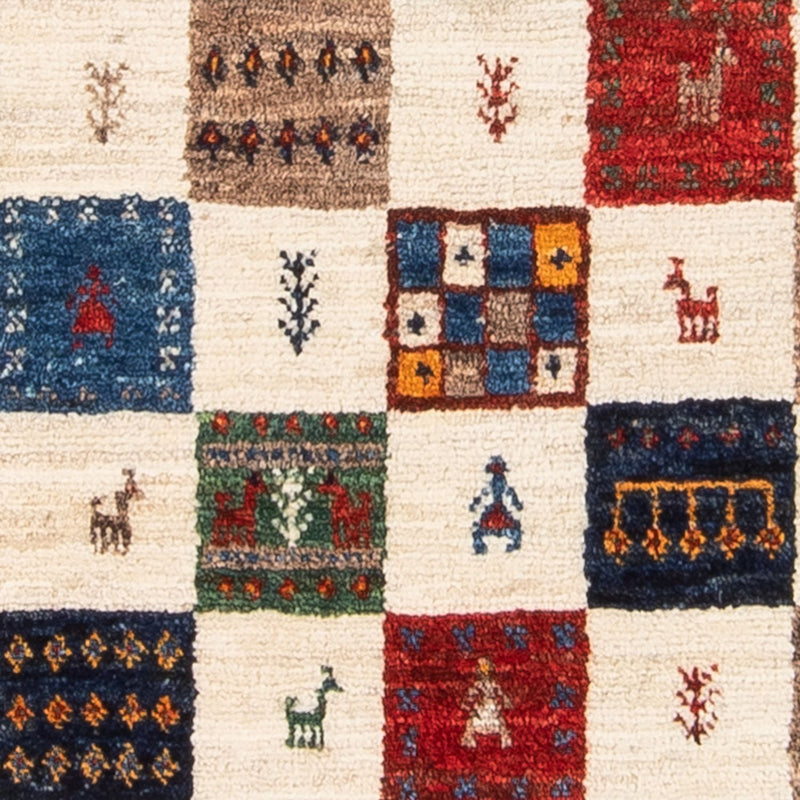 Gabbeh Tapijt - Loribaft Perzisch - 125 x 86 cm - veelkleurig