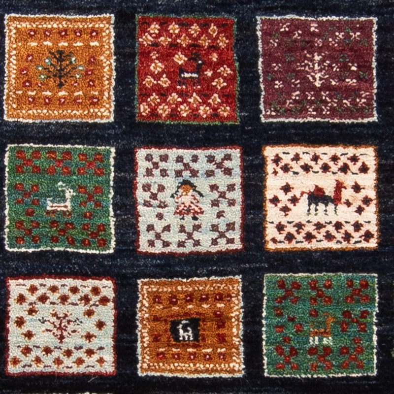 Gabbeh Tapijt - Loribaft Perzisch - 120 x 87 cm - veelkleurig