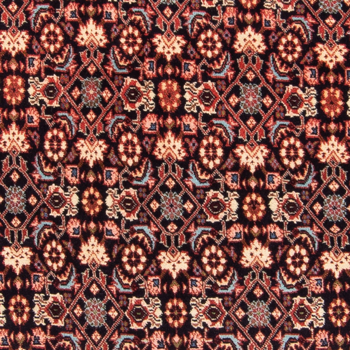 Perzisch tapijt - Bijar - Koninklijk - 149 x 85 cm - donkerblauw