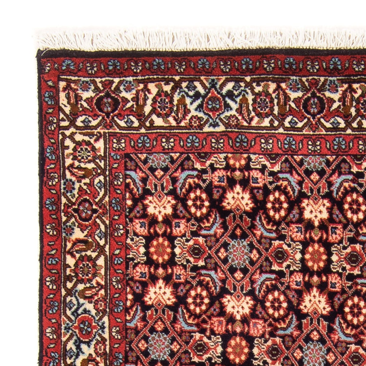 Perzisch tapijt - Bijar - Koninklijk - 149 x 85 cm - donkerblauw