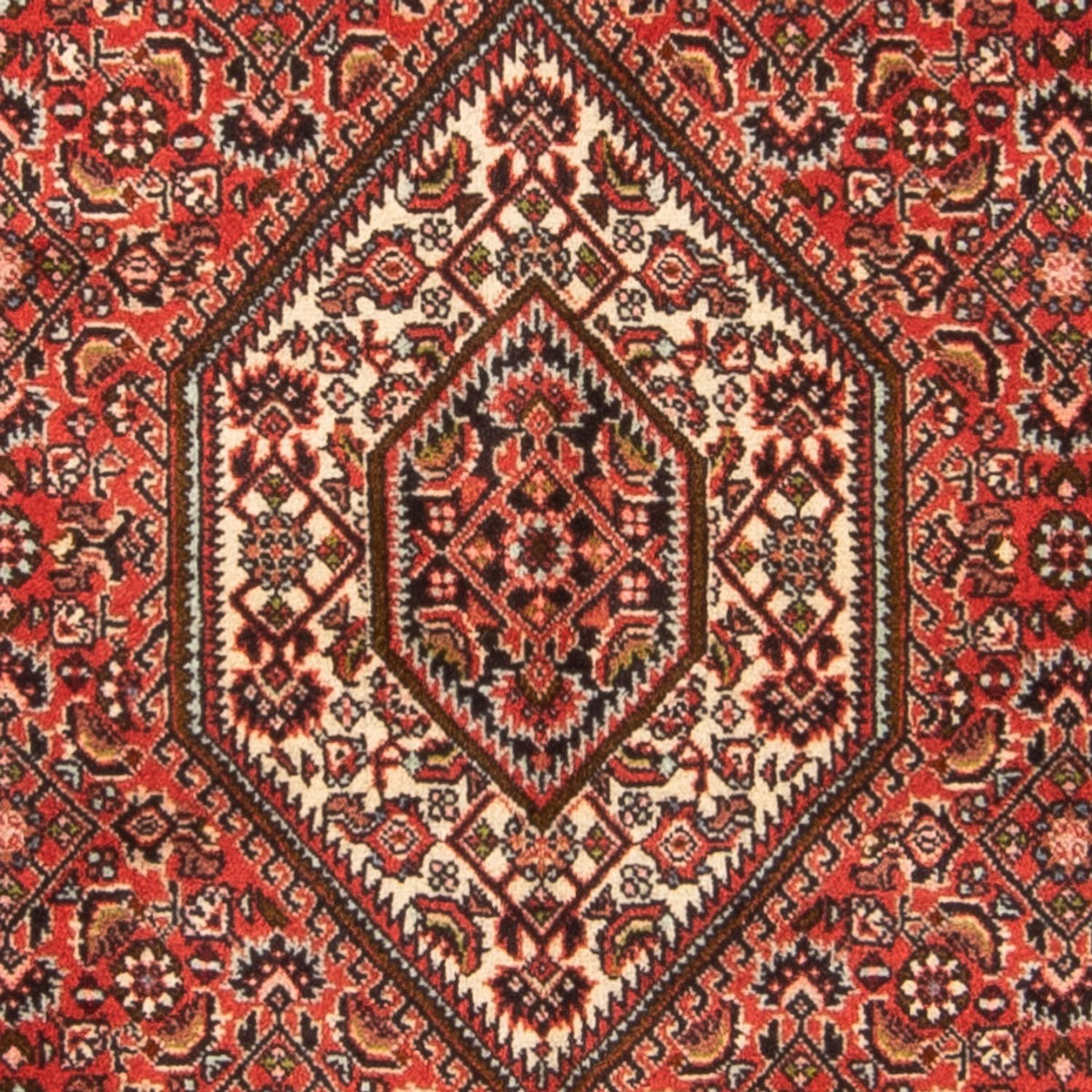 Perzisch tapijt - Bijar - Koninklijk - 137 x 81 cm - rood