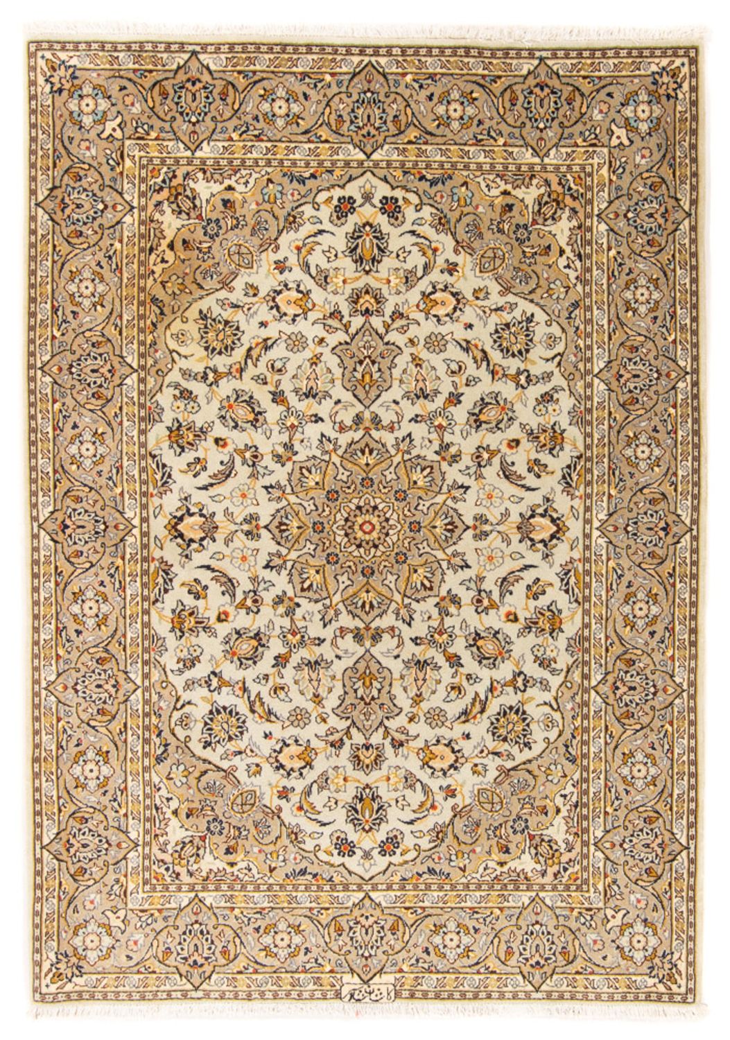Perzisch tapijt - Keshan - 171 x 118 cm - beige