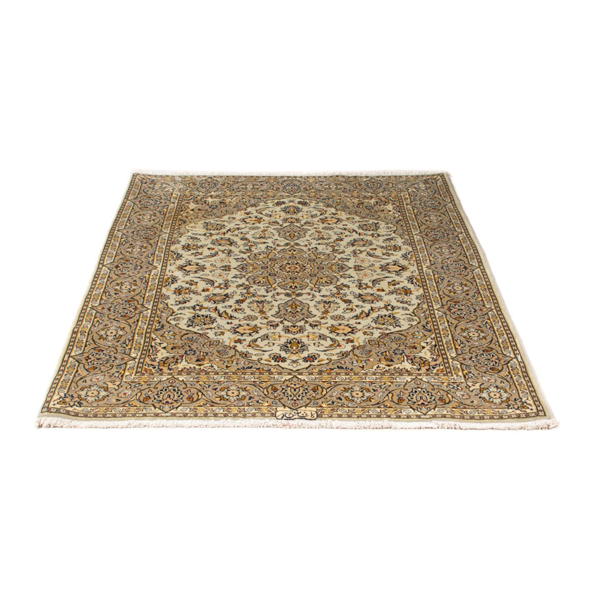 Perzisch tapijt - Keshan - 171 x 118 cm - beige