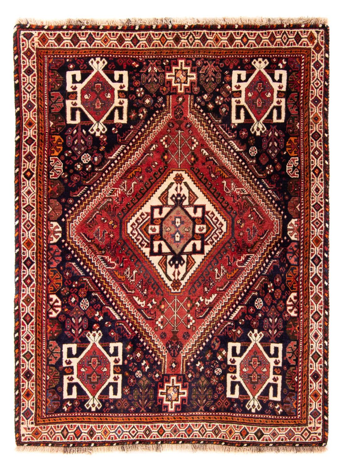 Perzisch Tapijt - Nomadisch - 156 x 114 cm - rood