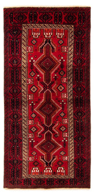 Loper Baluch tapijt - 211 x 102 cm - rood