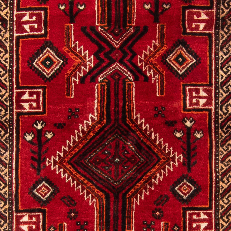 Loper Baluch tapijt - 211 x 102 cm - rood
