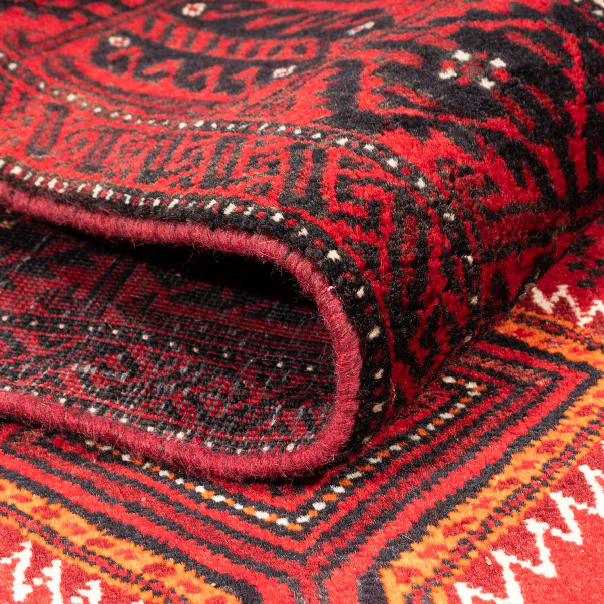 Loper Baluch tapijt - 211 x 102 cm - rood