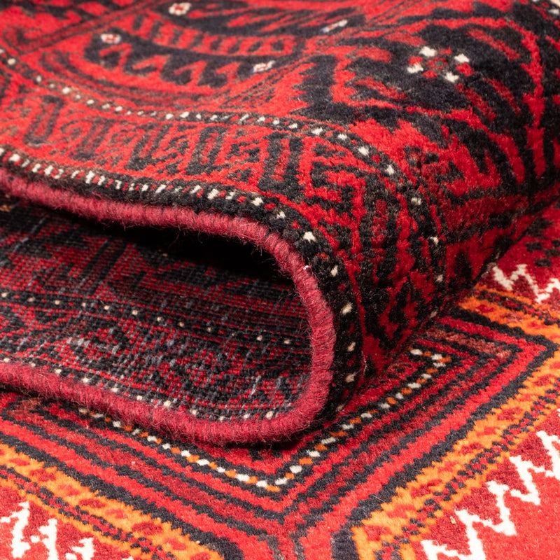 Loper Baluch tapijt - 211 x 102 cm - rood