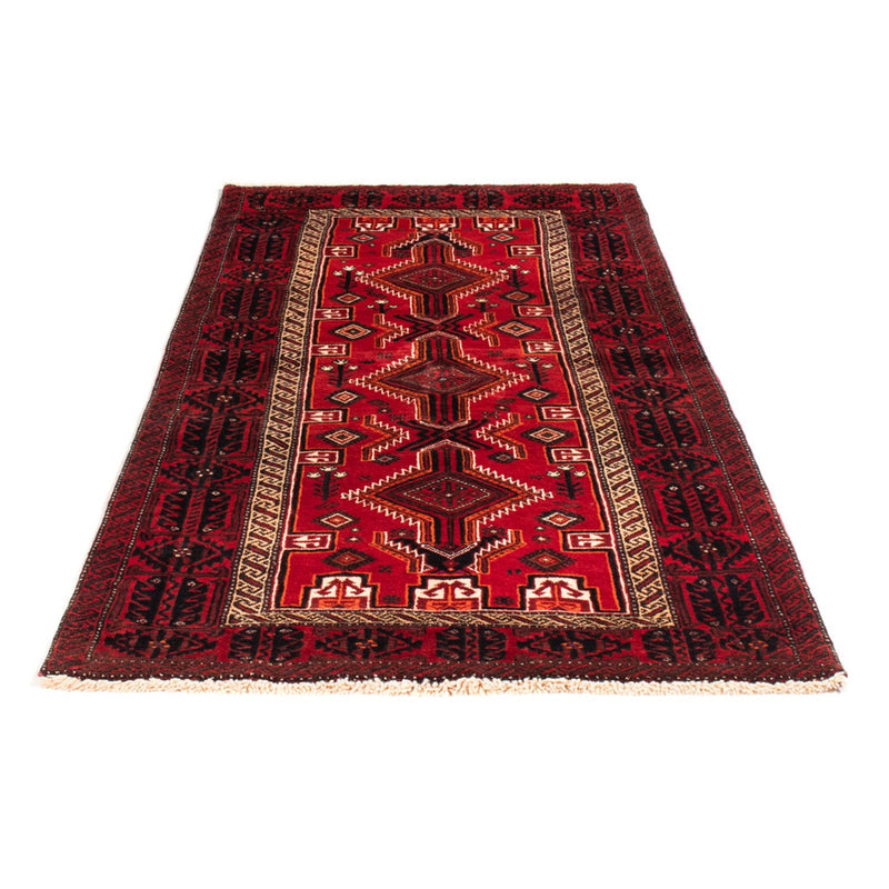Loper Baluch tapijt - 211 x 102 cm - rood