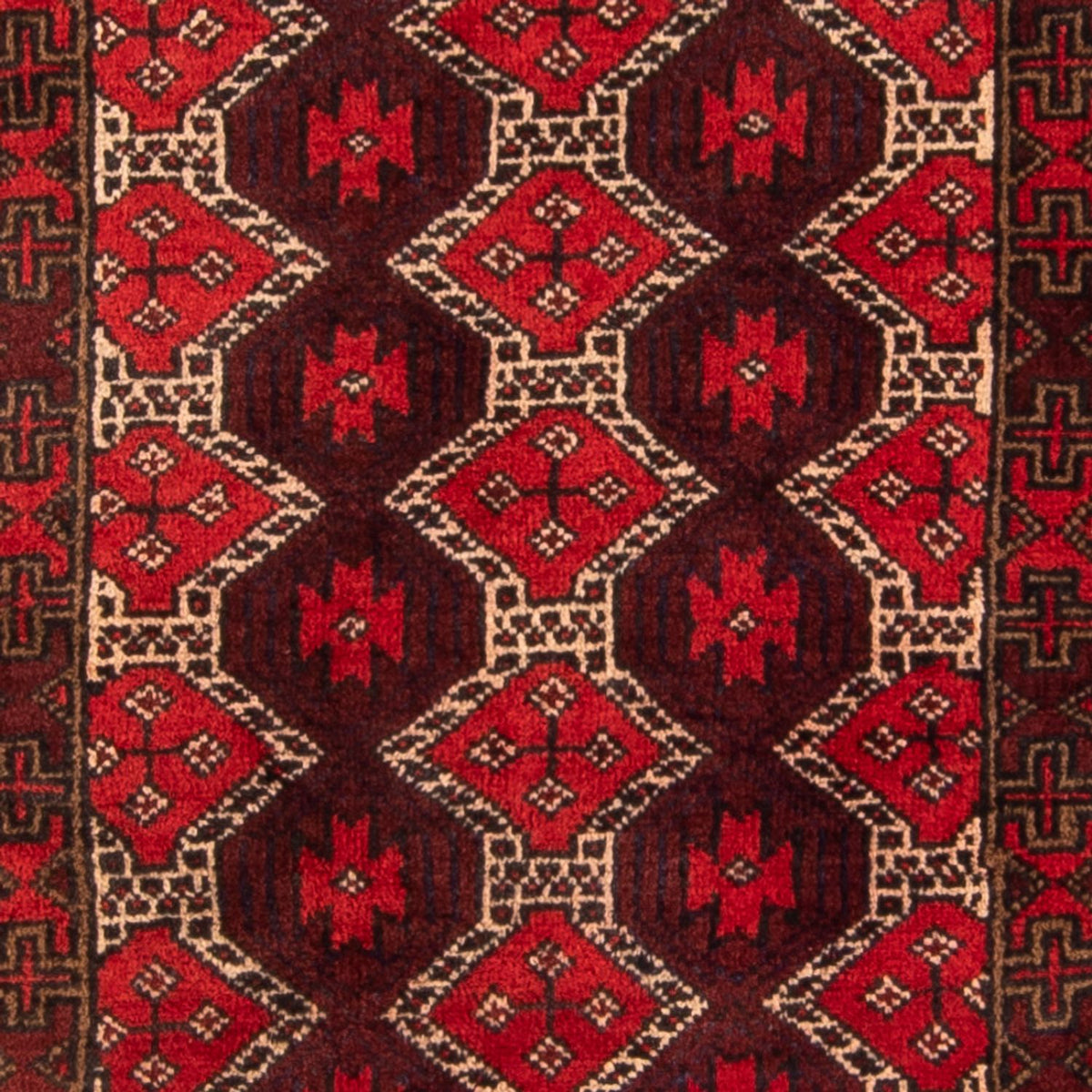 Loper Baluch tapijt - 190 x 95 cm - rood