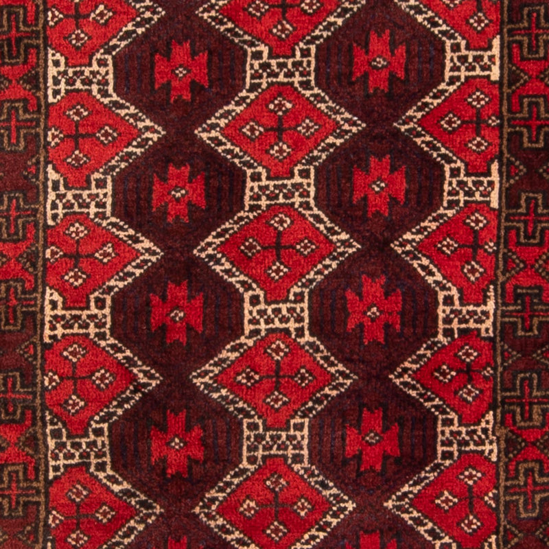 Loper Baluch tapijt - 190 x 95 cm - rood