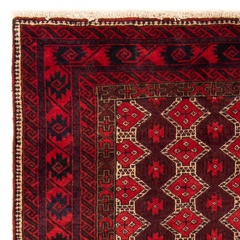 Loper Baluch tapijt - 190 x 95 cm - rood