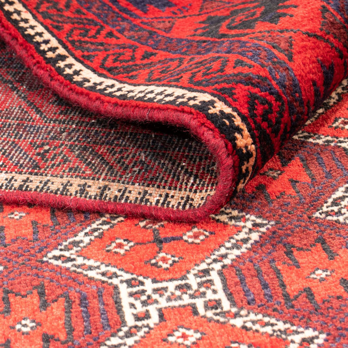 Loper Baluch tapijt - 190 x 95 cm - rood