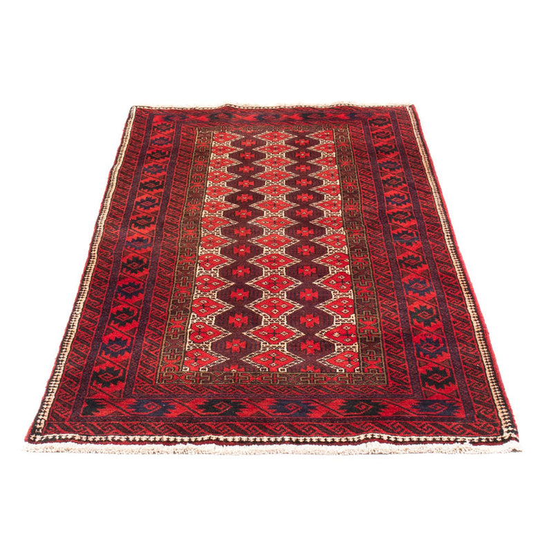 Loper Baluch tapijt - 190 x 95 cm - rood