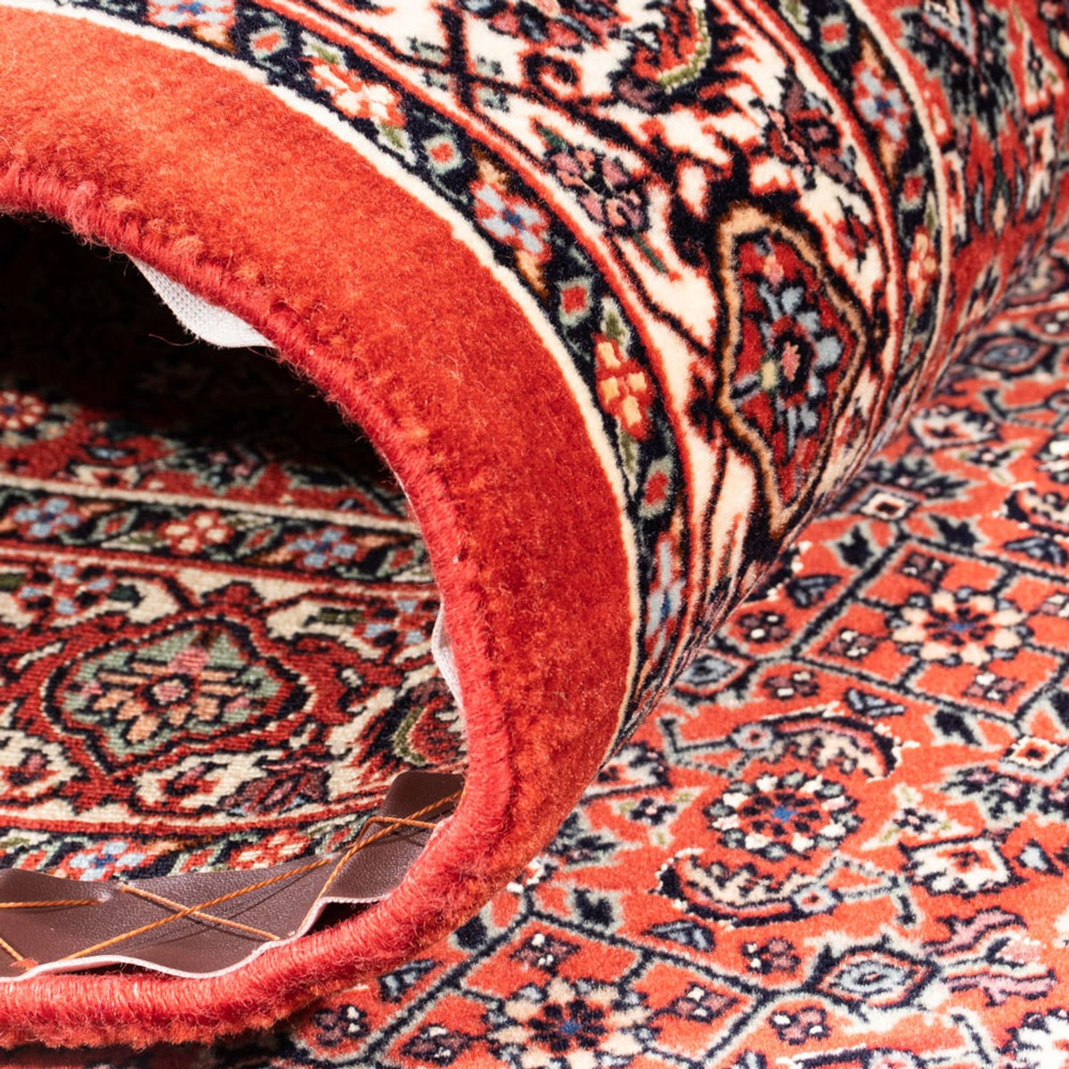 Loper Perzisch tapijt - Bijar - Koninklijk - 205 x 102 cm - rood