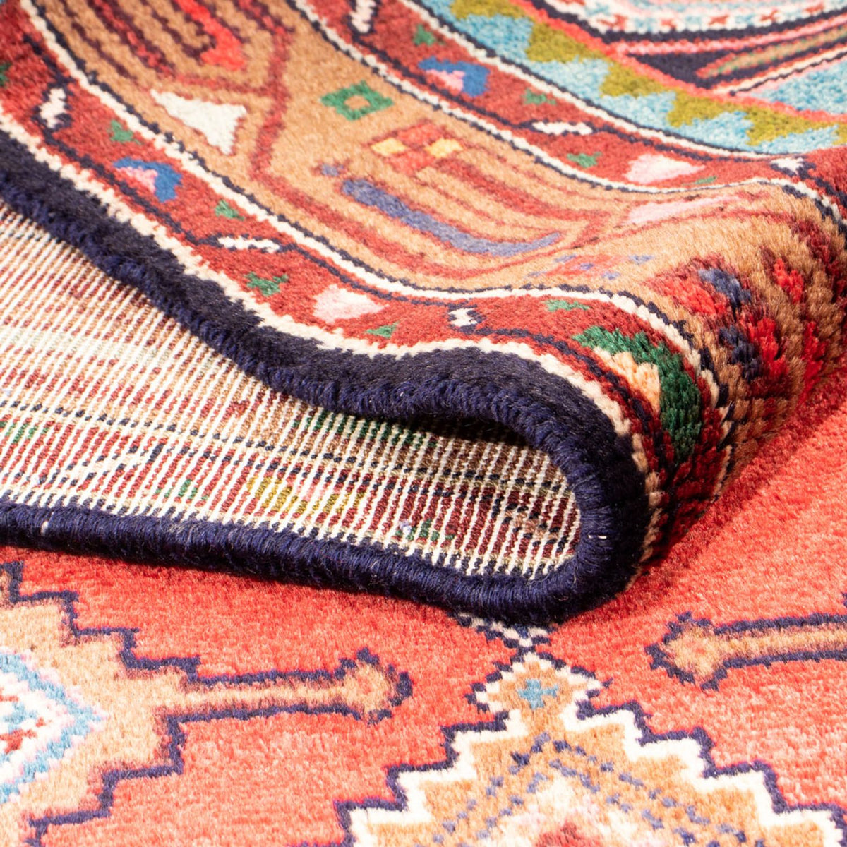 Loper Perzisch Tapijt - Nomadisch - 202 x 102 cm - rood