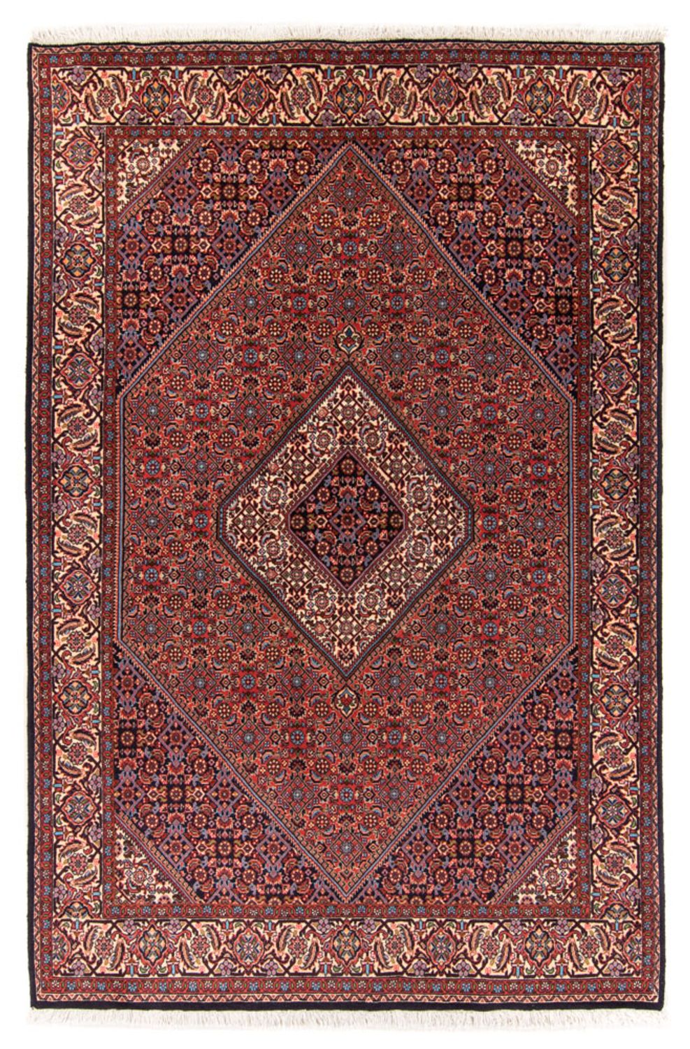 Perzisch tapijt - Bijar - Koninklijk - 214 x 160 cm - rood