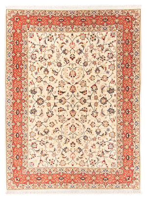 Perzisch tapijt - Tabriz - Royal - 210 x 154 cm - crème
