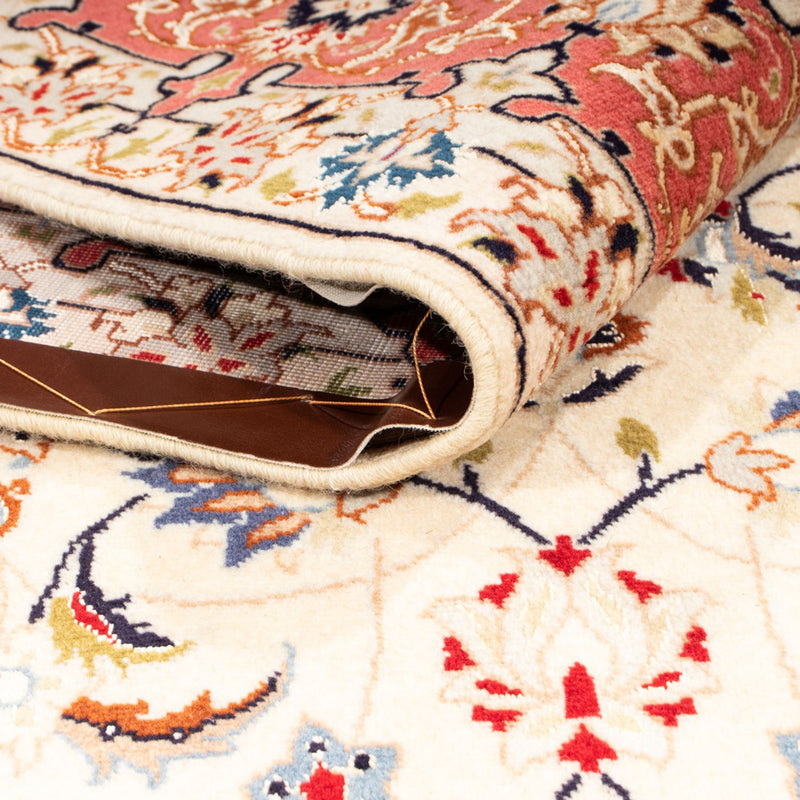 Perzisch tapijt - Tabriz - Royal - 210 x 154 cm - crème