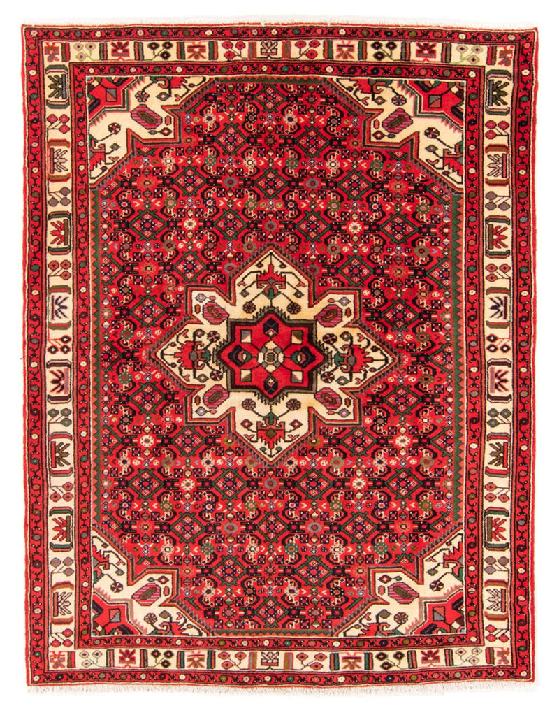 Perzisch Tapijt - Nomadisch - 198 x 150 cm - rood