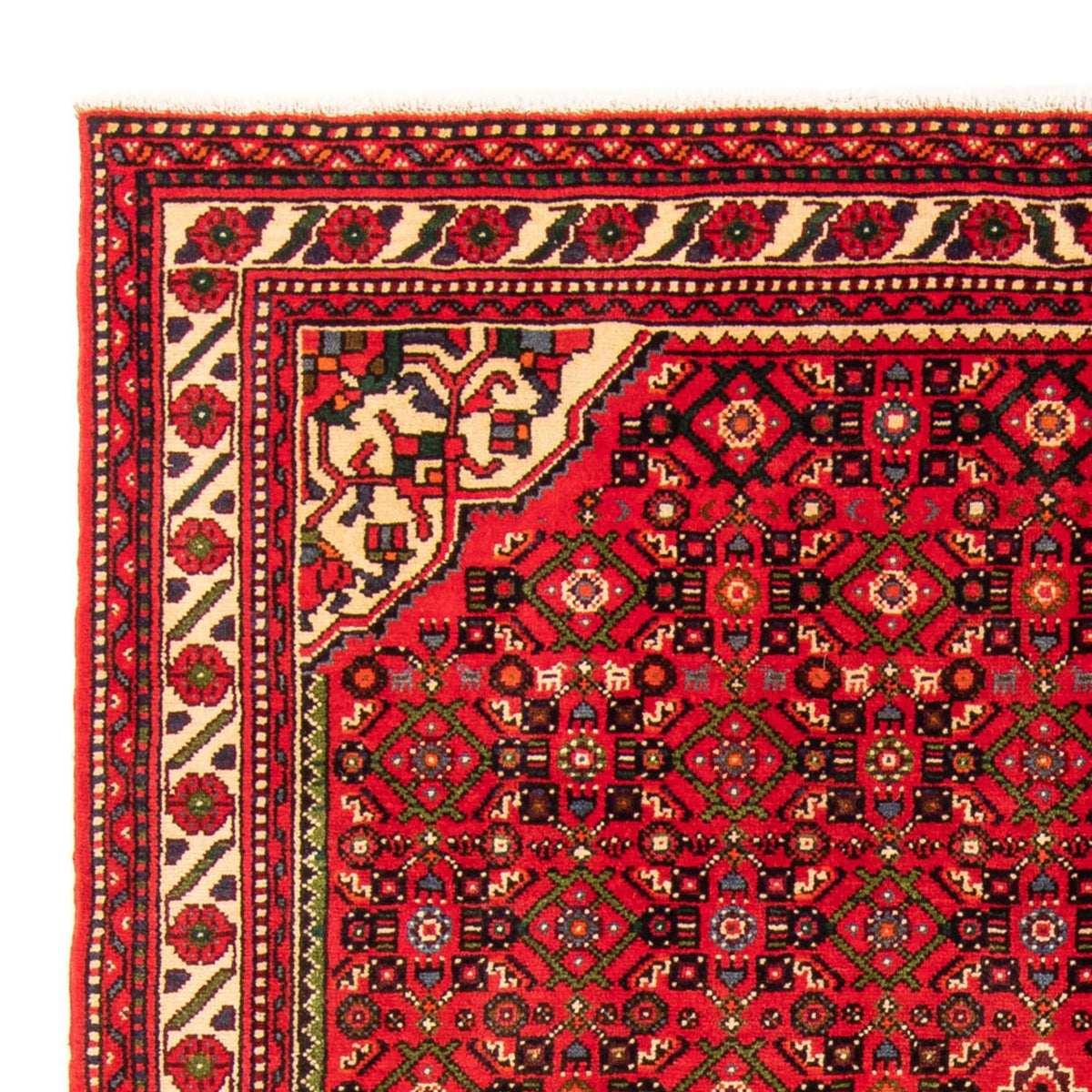 Perzisch Tapijt - Nomadisch - 204 x 155 cm - rood