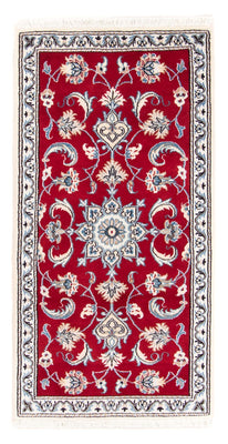 Perzisch tapijt - Nain - 140 x 68 cm - rood